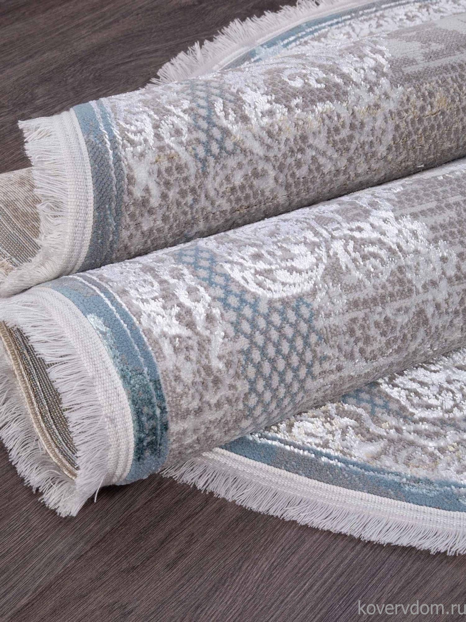 Ковер AJMAL LP 289 CREAM / TURQUOISE Овал