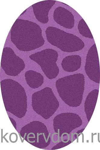 Ковер COMFORT SHAGGY 2 s616 LILAC-PURPLE Овал