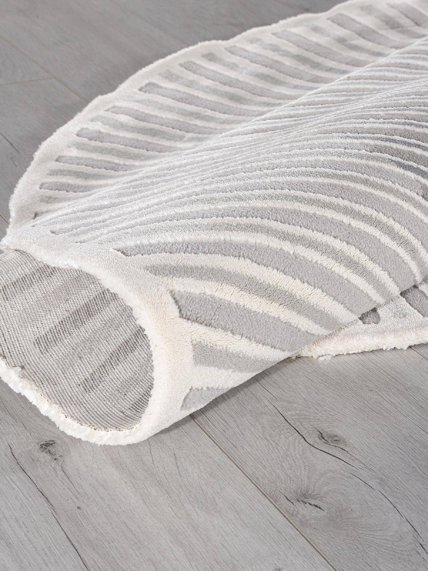 Ковер SAFIR 00837G GREY / GREY Круг Ковер SAFIR 00837G GREY / GREY Круг