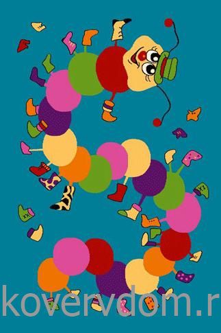 Ковер детский FUNKY IWO turquoise