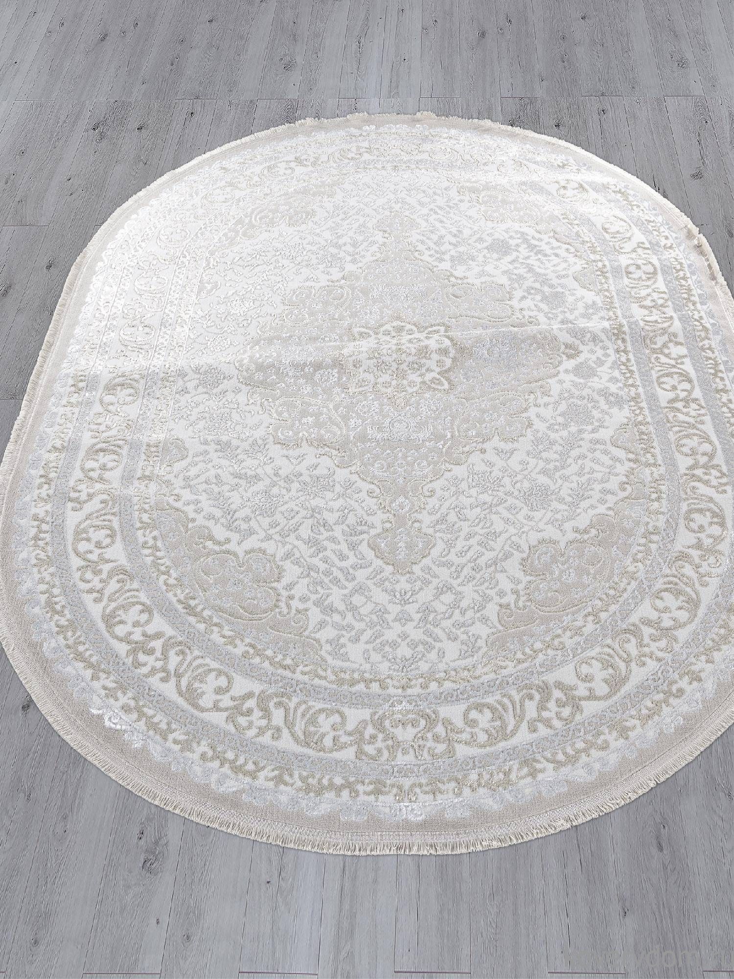 Ковер EFSAN Q011A BEIGE SHRINK / BEIGE FDY Овал