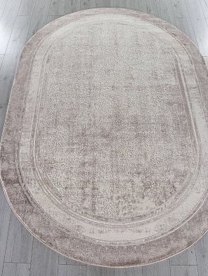 Ковер BRAND O2445 680 CREAM / BROWN Овал