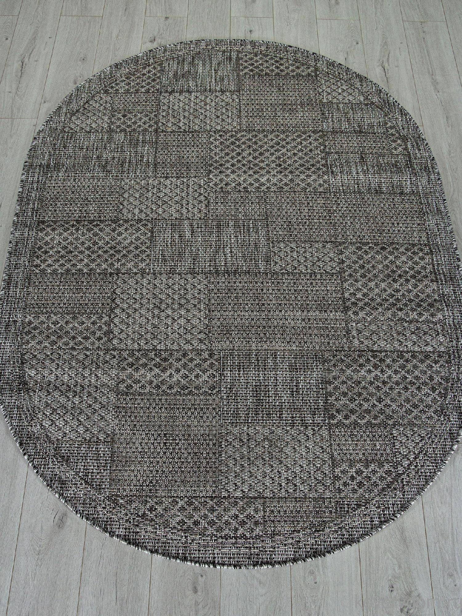 Ковер KAIR S148 DARK GRAY Овал