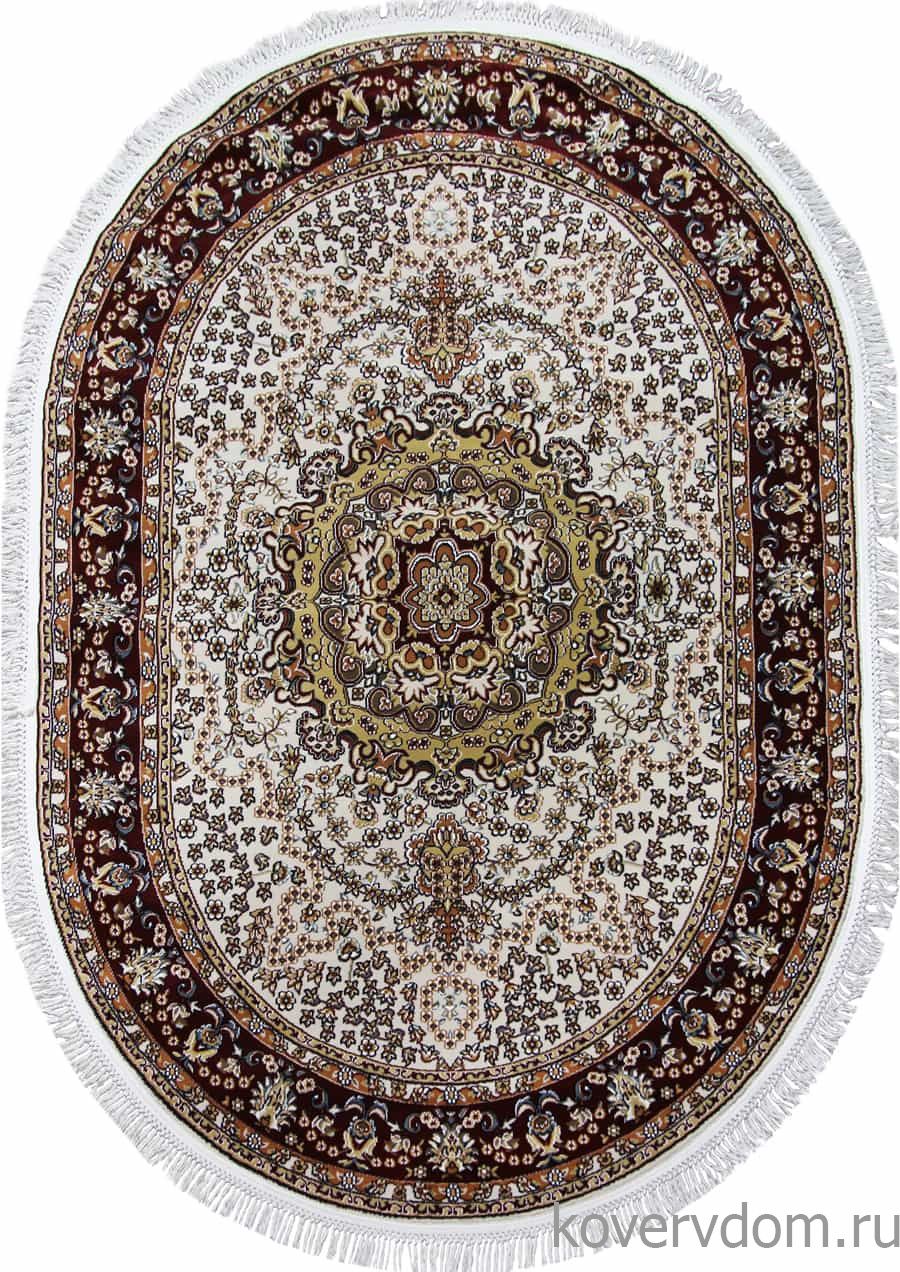 Ковер SHAHREZA d202 CREAM-RED Овал Ковер SHAHREZA d202 CREAM-RED Овал
