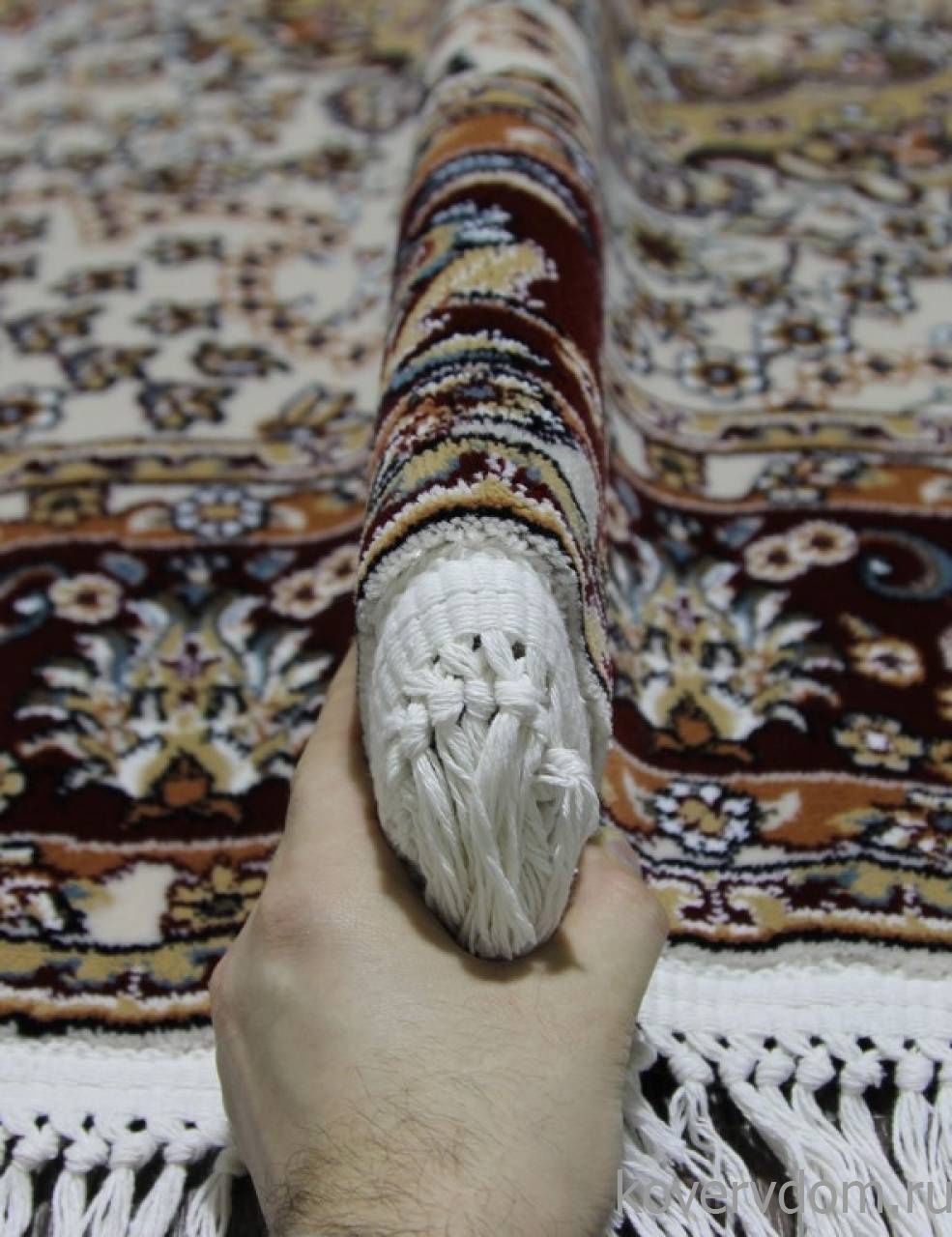 Ковер SHAHREZA d202 CREAM-RED Овал Ковер SHAHREZA d202 CREAM-RED Овал