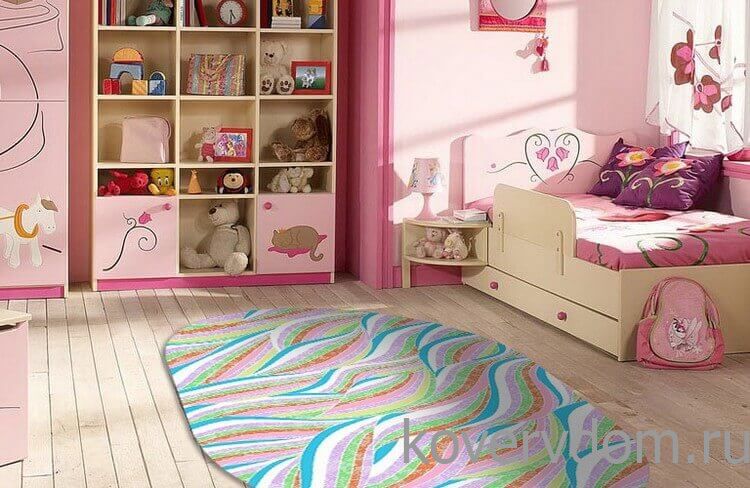 Детский ковер Микрофлор 3033c ОВАЛ  Детский ковер Микрофлор 3033c ОВАЛ