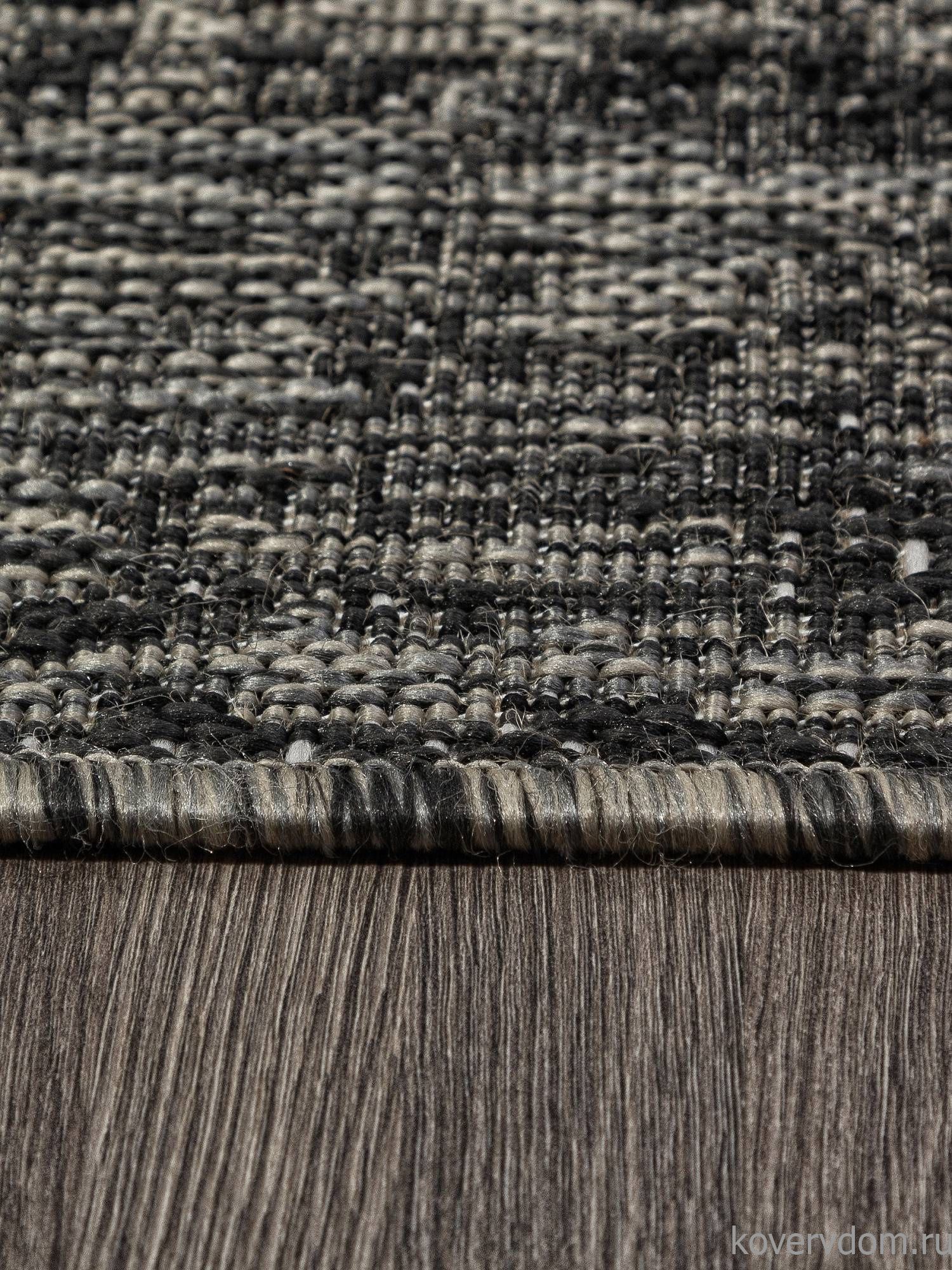 Ковер-циновка KAIR-A S129 BLACK-GRAY