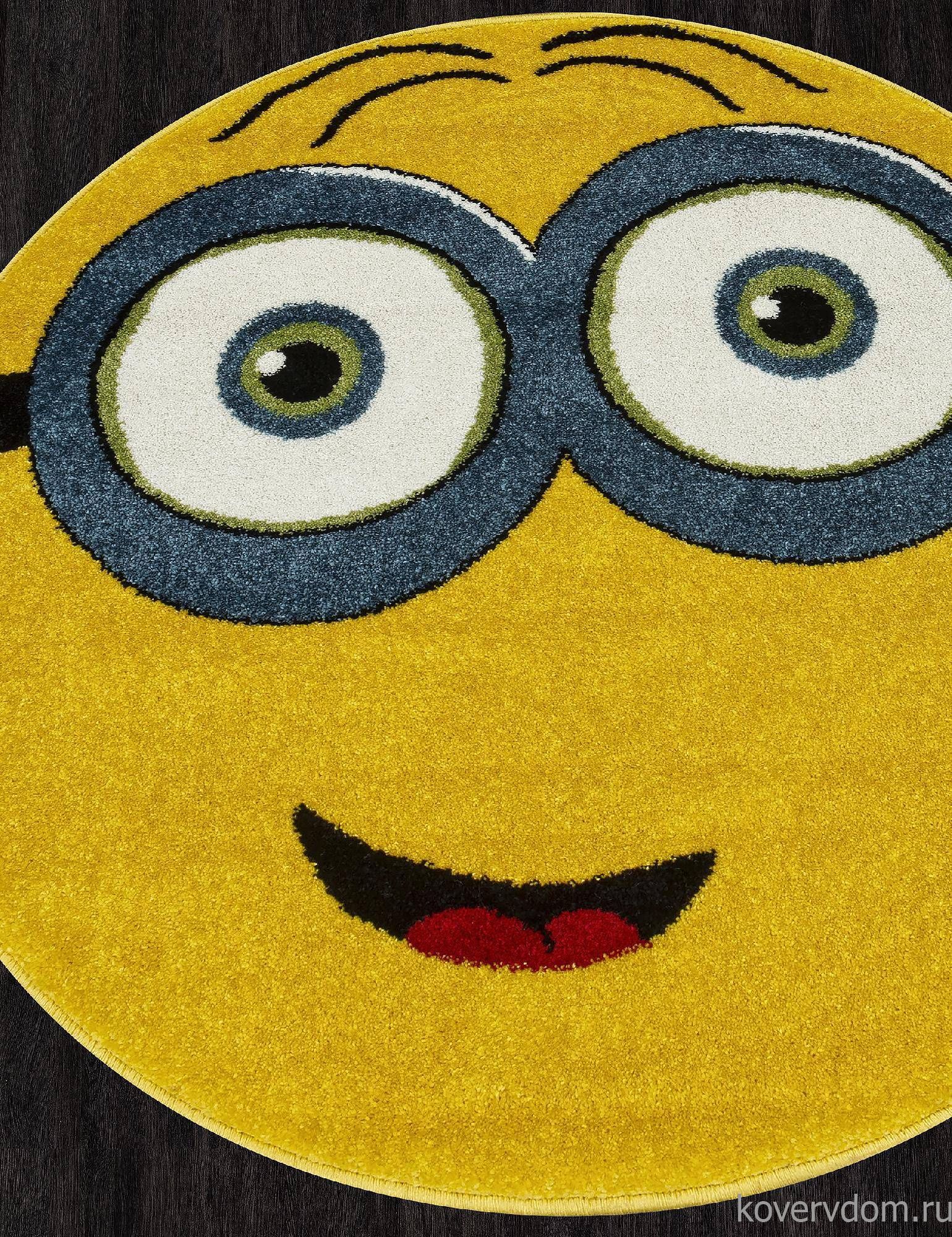 Ковер SMILE NC13 YELLOW Круг