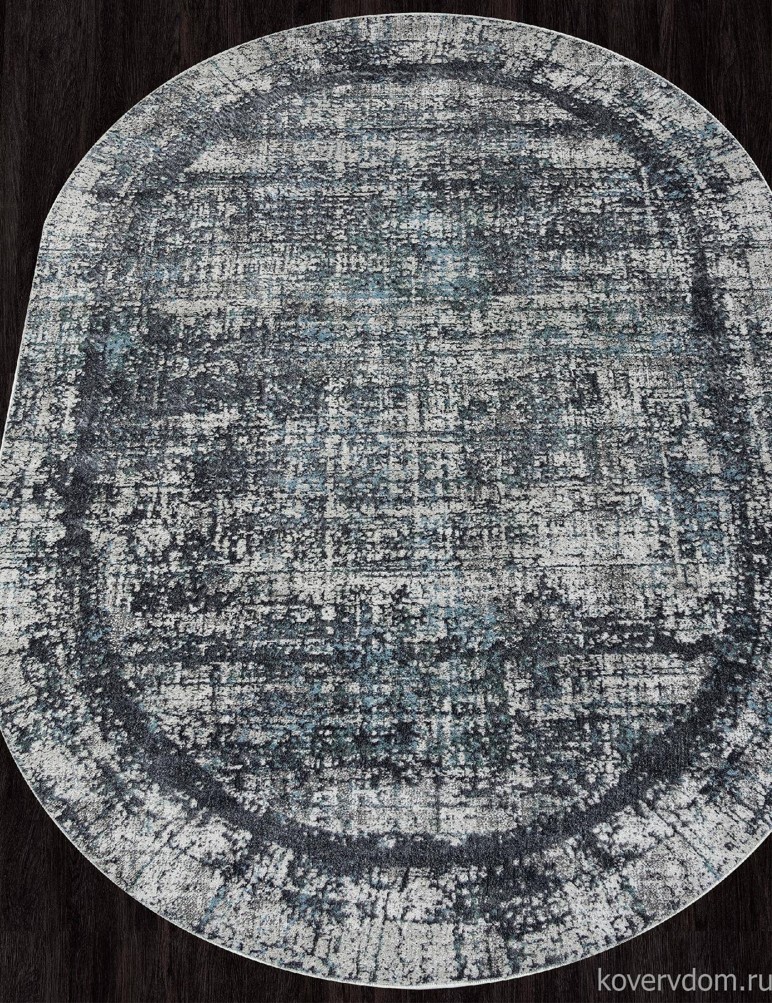 Ковер SAFARI 02467H BLUE / GREY Овал Ковер SAFARI 02467H BLUE / GREY Овал