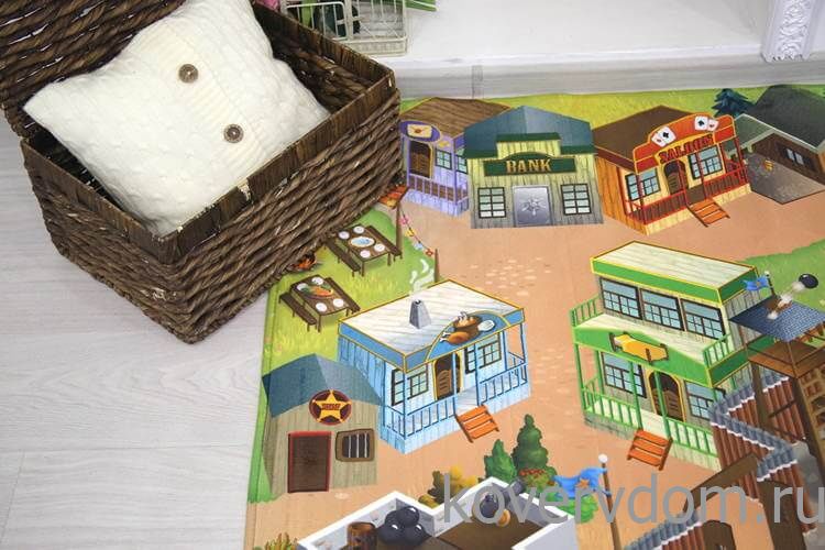 Детский развивающий 3D ковер Дикий Запад 86029 Детский развивающий 3D ковер Дикий Запад 86029