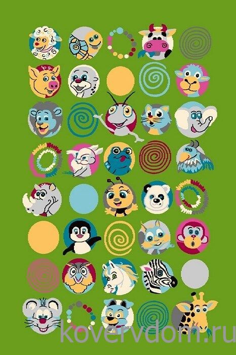 Ковер детский Funky Top SUS green Ковер детский Funky Top SUS green