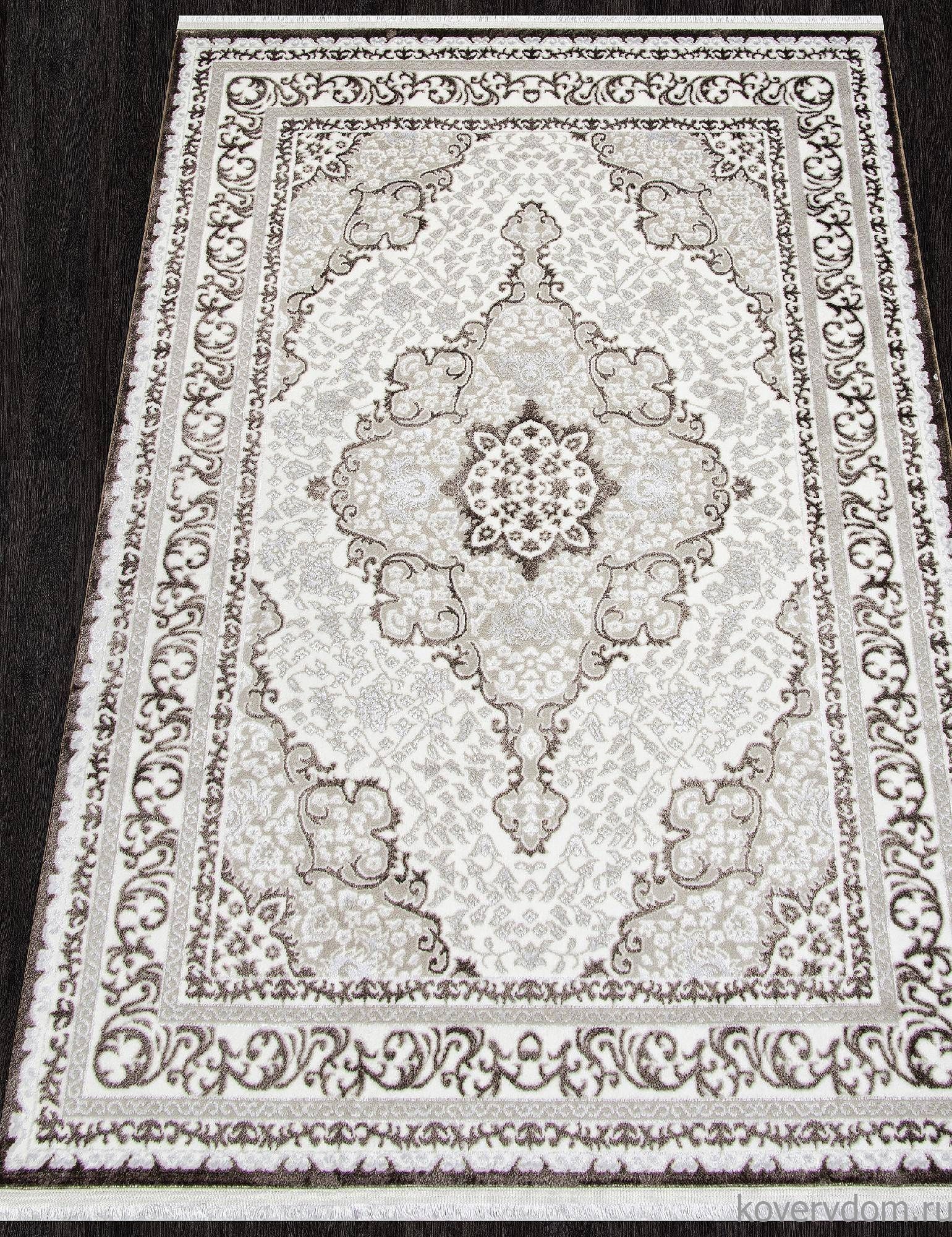 Ковер ALFANI Q011A BROWN FDY/CREAM SHRINK Ковер ALFANI Q011A BROWN FDY/CREAM SHRINK