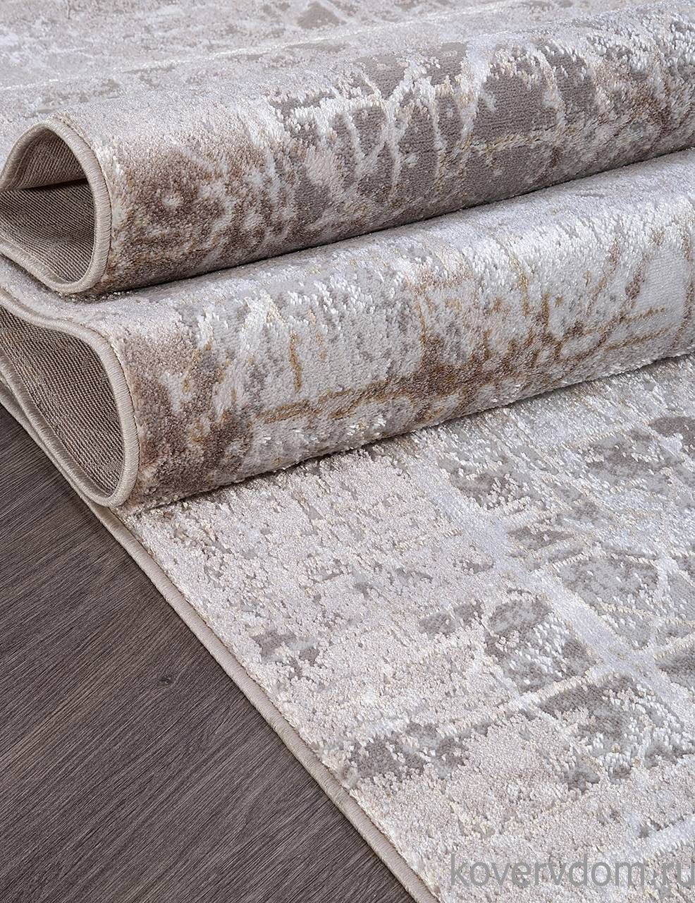 Ковер AJMAL LP 323 CREAM / BROWN Овал Ковер AJMAL LP 323 CREAM / BROWN Овал