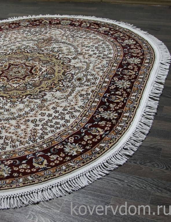 Ковер SHAHREZA d202 CREAM-RED Овал Ковер SHAHREZA d202 CREAM-RED Овал
