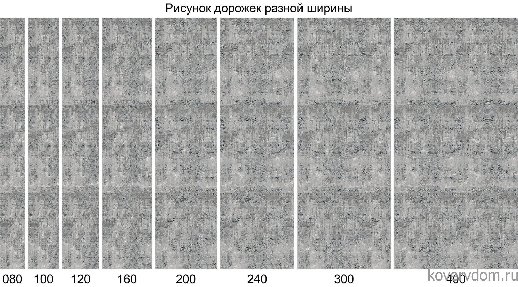 Ковровая Дорожка PALERMO F281 GRAY