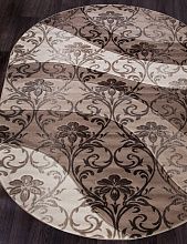 Овальный ковер из России MEGA CARVING D268 BEIGE Овал