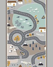 Круглый ковровая Дорожка принт 10-ти цветная дорожка p2549a6r 91