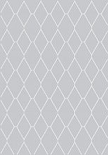 Однотонный ковер Ambiance 81228 Silver-White
