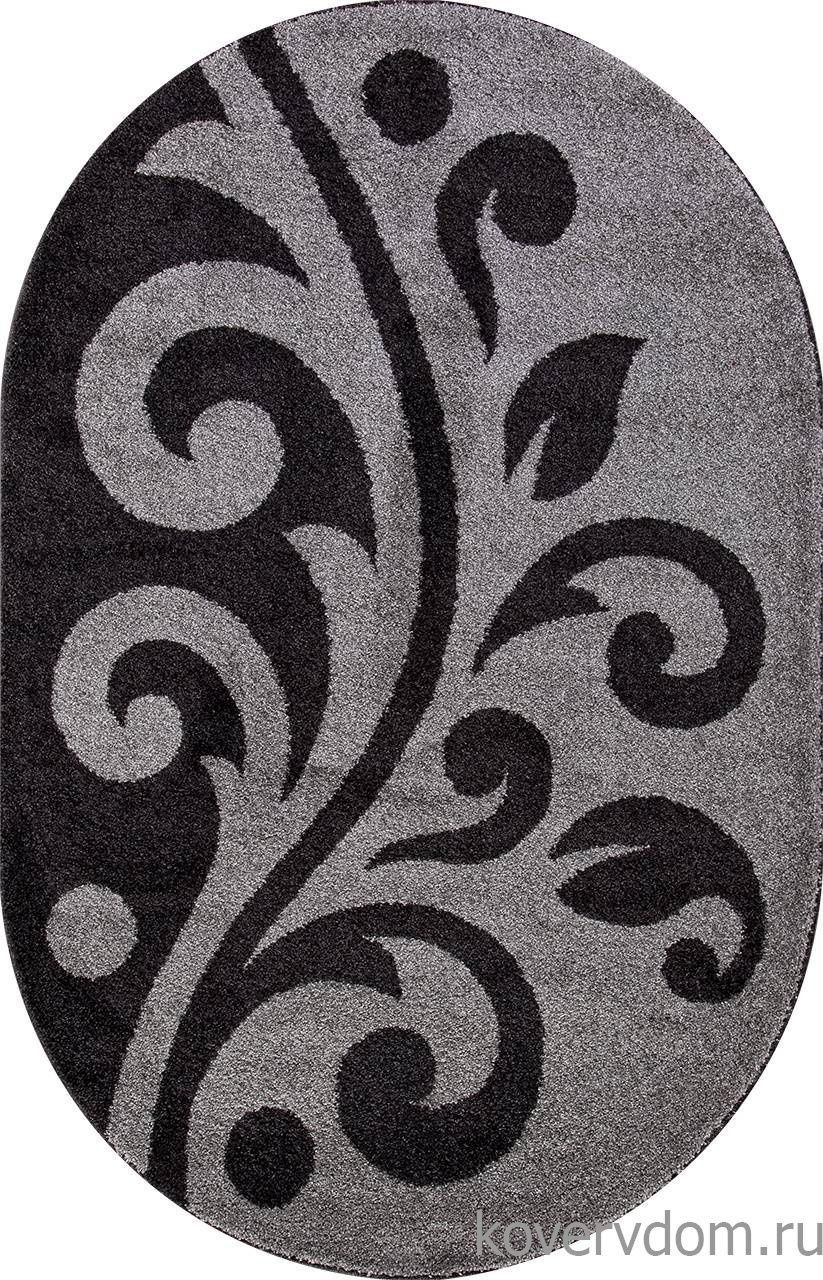 Ковер PLATINUM T621 GRAY Овал